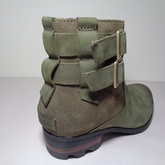 Sorel Size 7 M LOLLA BOOTIE Green New Boots - Picture 10 of 13